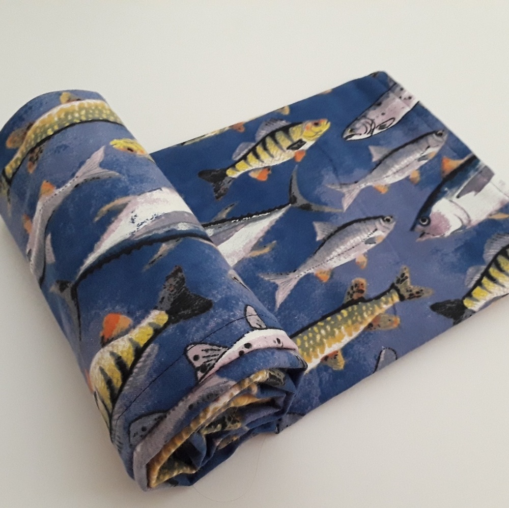 Flannel Blanket, Fish